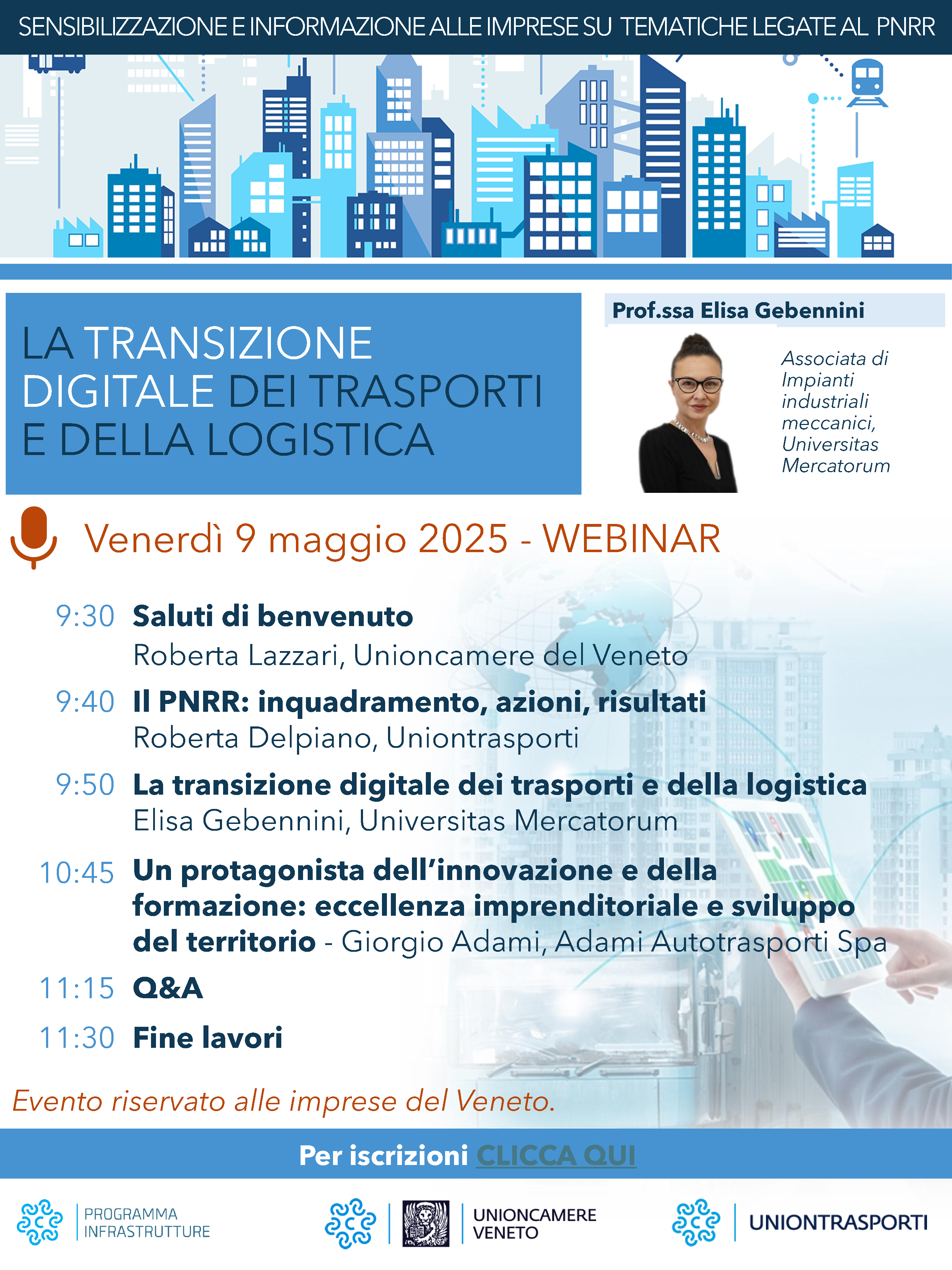 Webinar di sensibilizzazione e informazione 