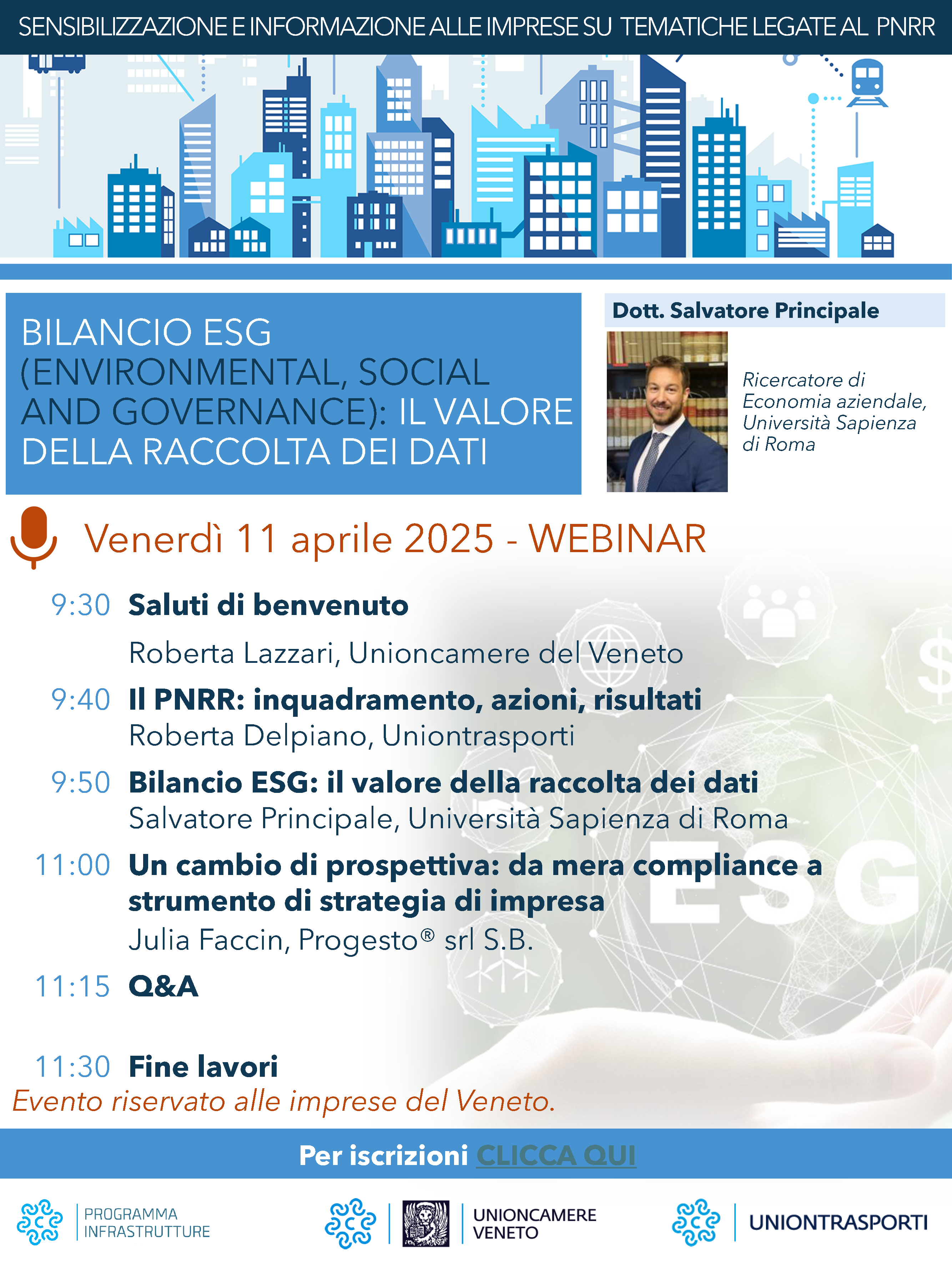 Webinar di sensibilizzazione e informazione