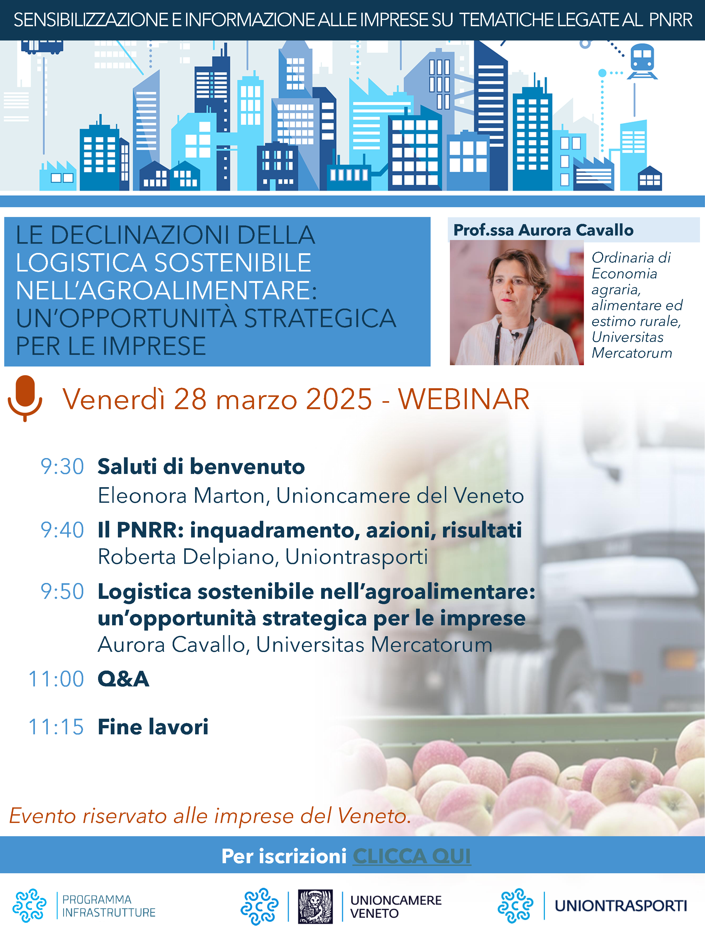 Webinar di sensibilizzazione e informazione