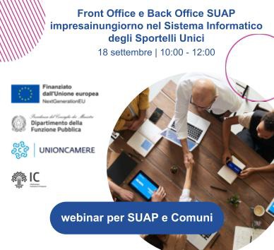 Front Office e Back Office SUAP