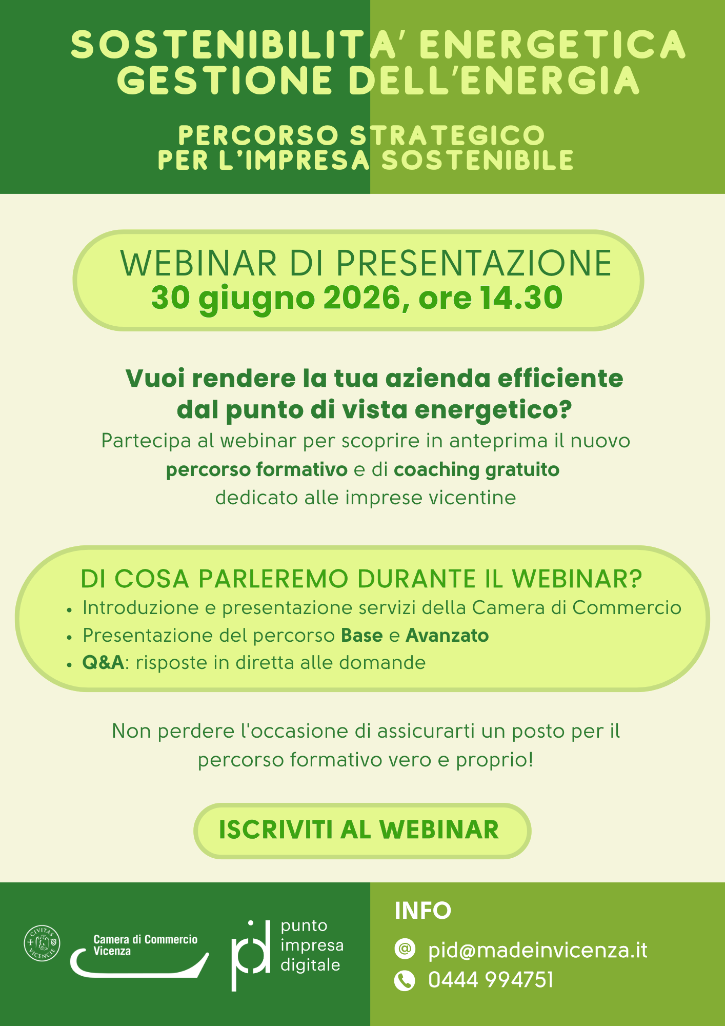 Webinar SOSTENIBILITA ENERGETICA
