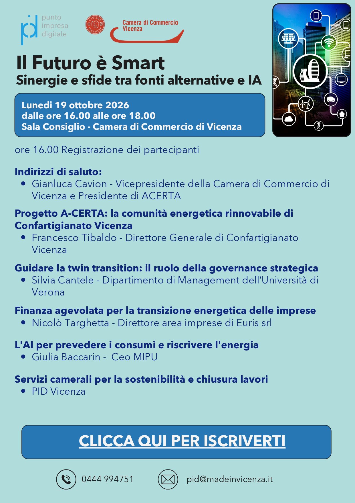 Il Futuro &egrave; Smart, Sinergie e sfide tra fonti alte energia