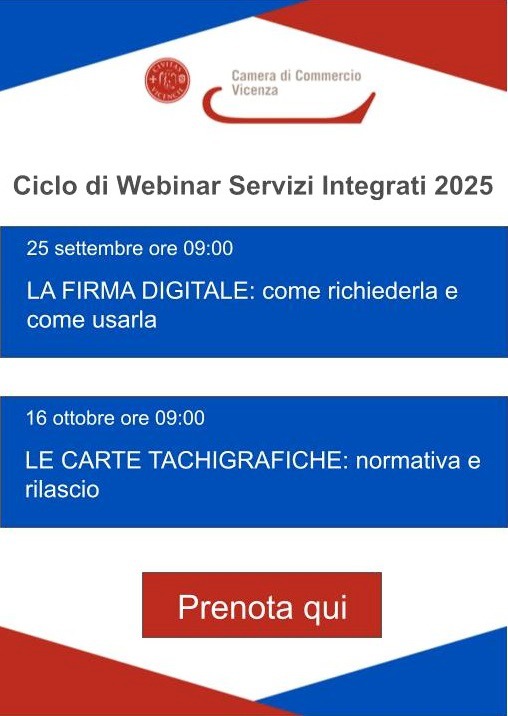 Ciclo di webinar Servizi integrati 2025