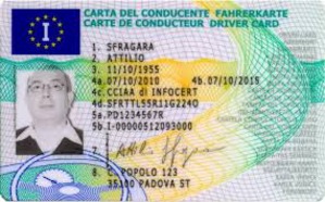 carta tachigrafica conducente